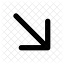 Arrow Bottom Right  Icon