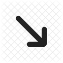 Arrow Bottom Right  Icon