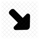 Arrow bottom right  Icon