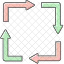 Arrow Box Lineal Color Icon Icon