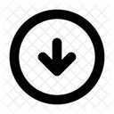 Arrow Circle Down  Icon