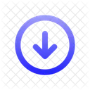 Arrow-circle-down  Icon