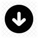 Arrow circle down  Icon
