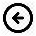 Arrow Circle Left  Icon