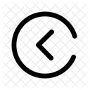 Arrow Circle Left Arrow Left Icon