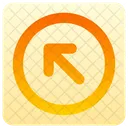 Arrow-circle-up-left  Icon