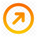 Arrow-circle-up-right  Icon