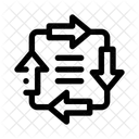 Arrow Circulation Airflow Air Exchange Icon