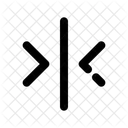 Arrow compress horizontal  Icon