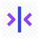 Arrow compress horizontal  Icon