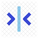 Arrow compress horizontal  Icon
