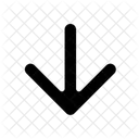 Arrow Down  Icon