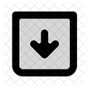 Arrow Down  Icon