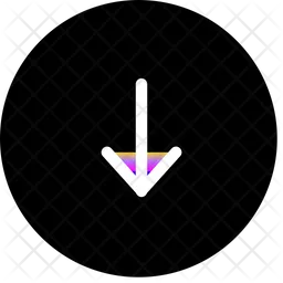 Arrow Down  Icon