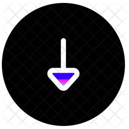 Arrow Down  Icon