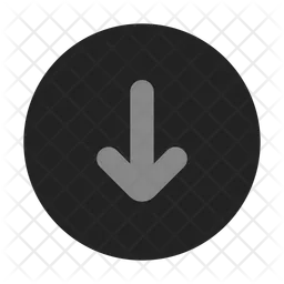 Arrow Down Circle  Icon