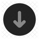 Arrow Down Circle  Icon
