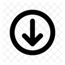 Arrow Down  Icon