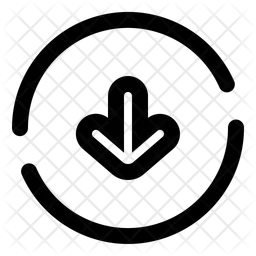Arrow Down  Icon