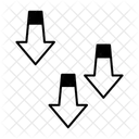 Arrow Down  Icon