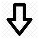 Arrow Down  Icon