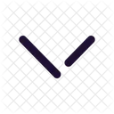 Arrow Down  Icon