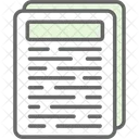 Arrow Down Document Download Icon