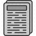 Arrow Down Document Download Icon