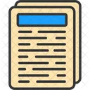 Arrow Down Document Download Icon