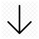 Arrow Down  Icon