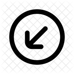 Arrow down left  Icon