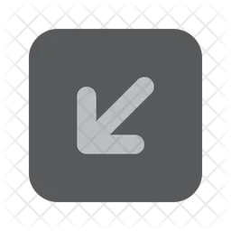 Arrow down left  Icon