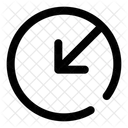 Arrow down left  Icon