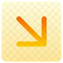 Arrow-down-right  Icon