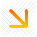 Arrow-down-right  Icon