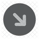 Arrow down right  Icon