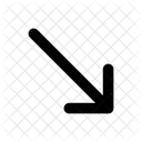 Arrow Down Right Icon