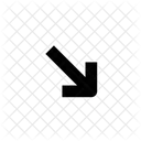 Arrow down right  Icon