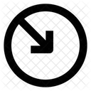 Arrow down right  Icon