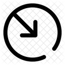 Arrow down right  Icon