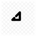 Arrow down right  Icon