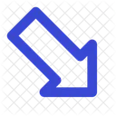 Arrow down right  Icon