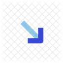 Arrow down right  Icon