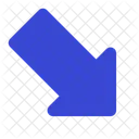 Arrow down right  Icon