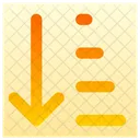 Arrow-down-short-wide  Icon