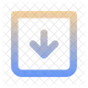 Arrow Down Square Icon