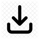 Arrow Down To Braket  Icon
