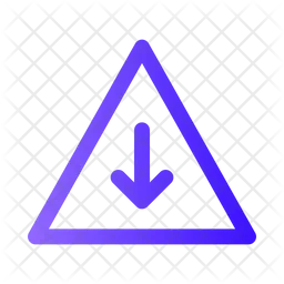 Arrow Down Triangle  Icon