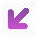 Arrow-downleft  Icon