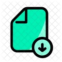 Document Download File Icon